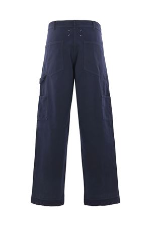 Jeans spigati in cotone blu scuro MAISON MARGIELA | S50LA0242M30024962